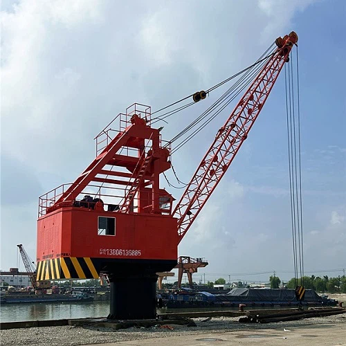 HGQ 20T18M Port Fixed Crane Project HGQ 20T18M Port Fixed Crane Project